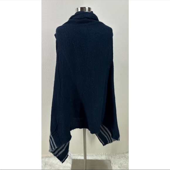 LOFT Colorblock High Low Open Front Cardigan - Picture 3 of 5